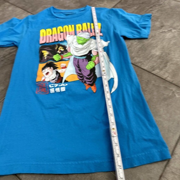 Dragon Ball Z Piccolo Gohan Mens T-Shirt Top Bright Blue Size Small Short Sleeve - Picture 8 of 9